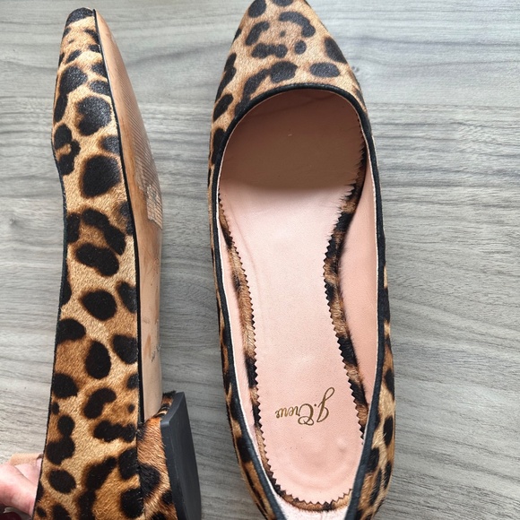 J Crew calf hair leopard print flats size 8 - Picture 6 of 6